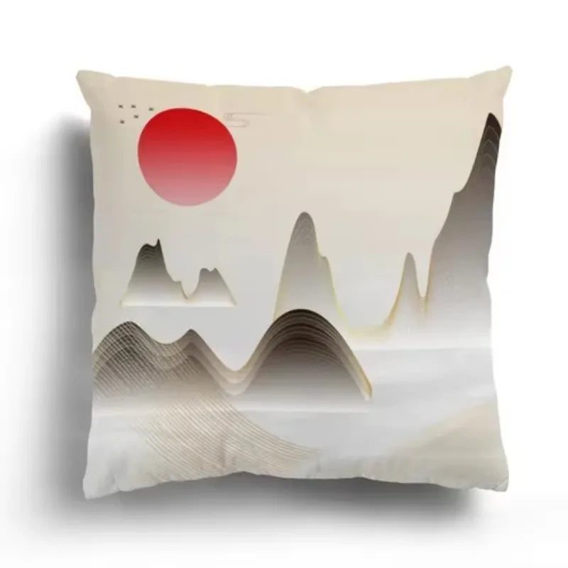 Axyaa Retro Series Ink Painting Pillowcase Collection