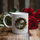 Axyaa Dino Hedgehog Ceramic Mug: Cute 3D Kids' Birthday Gift Cup