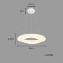 Axyaa LED Pendant Chandelier for Living Room, Dining, Bedroom