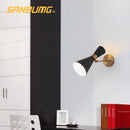 Nordic Industrial Wall Lamp by Axyaa - Adjustable Sconce for Bedroom, Balcony & Corridor