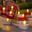 Axyaa Solar Tea Lights: Waterproof LED Candles for Party Garden Decor