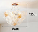 Axyaa Vintage Pendant Ceiling Lamp for Dining Room - Indoor Hanging Light