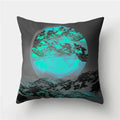 Axyaa Sky Landscape Print Polyester Pillowcase for Home Decor