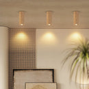 Axyaa Modern Yellow Travertine Stone Ceiling Lamp for Home Decor