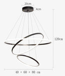 Axyaa LED Pendant Light Chandeliers for Home Decor, Modern Indoor Hanging Lighting