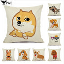 Axyaa Pet Dog Pattern Cushion Cover - 45X45cm