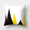 Axyaa Geometric Yellow Pillowcase for Chic Home Decor and Comfort