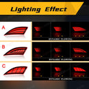 Axyaa Rear Bumper Reflector Lights for Lexus RX350 RX450h 2020-2022 - Dynamic Turn Signal