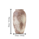 Axyaa Ceramic Vases: Retro Wabi-Sabi Style Flower Arrangement Home Decor Ornaments