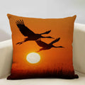 Axyaa African Landscape Art Pillow Case 45x45cm High Quality Linen Cushion Cover