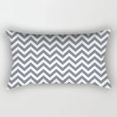 Axyaa Geometric Grey White Square Pillowcase for Home Decor and Living Room