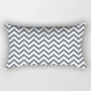 Axyaa Nordic Grey White Geometric Square Pillowcase for Home Decor
