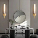 Axyaa Marble Copper Luxury Wall Lamp for Hotel Homestay, Living Room, Bedroom