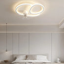 Axyaa Modern Minimal Ultra-Thin Ceiling Fan Light for Summer/Winter