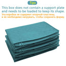 Axyaa Large Fabric Storage Box with Zipper Cover and Window for Bedroom Shelf