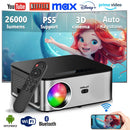 Axyaa WiFi 6 Bluetooth 5.1 4K Video Projector 1100ANSI Auto focus Portable Home Projector