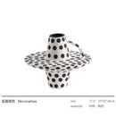 Axyaa Ceramic Vase: Wabi Sabi Style Retro Home Decoration and Flower Vessel