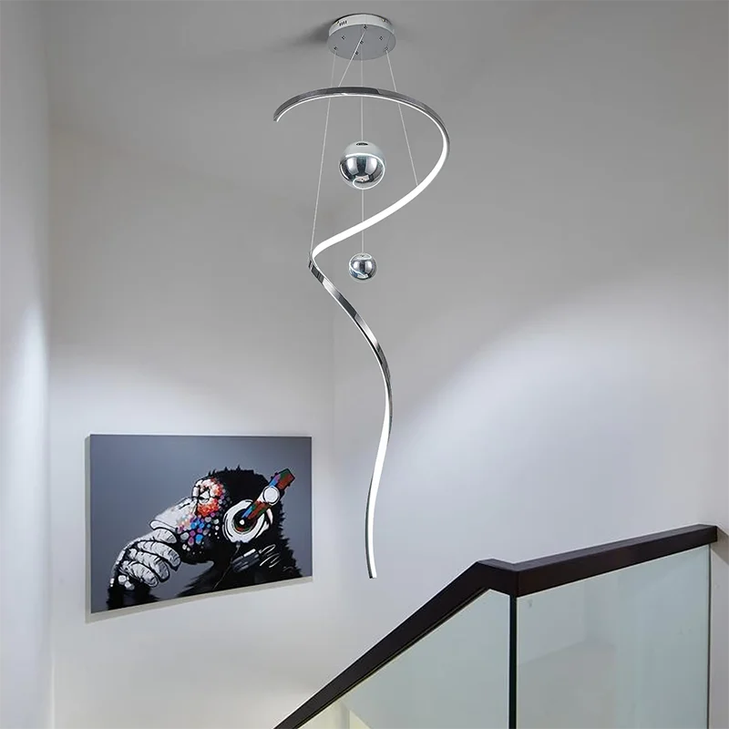 Axyaa Staircase Chandelier: Exquisite Ceiling Lights & Indoor Lighting Fixtures