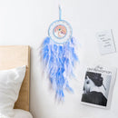 Axyaa Colorful Feather Pendant Dream Catcher Wall Hanging for Living Room