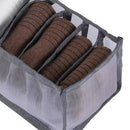 Axyaa Wardrobe Organizer Box Set for Clothes, Bras, Underwear, Socks - Breathable Mesh Bags