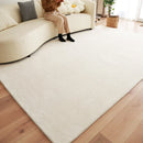 Axyaa Plush Cashmere Mat: Modern Living Room, Bedroom, Balcony Rug