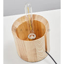 Nordic Glass Table Lamp Floor Wood Lights Modern Luminaires Soft Living Room Axyaa habitat