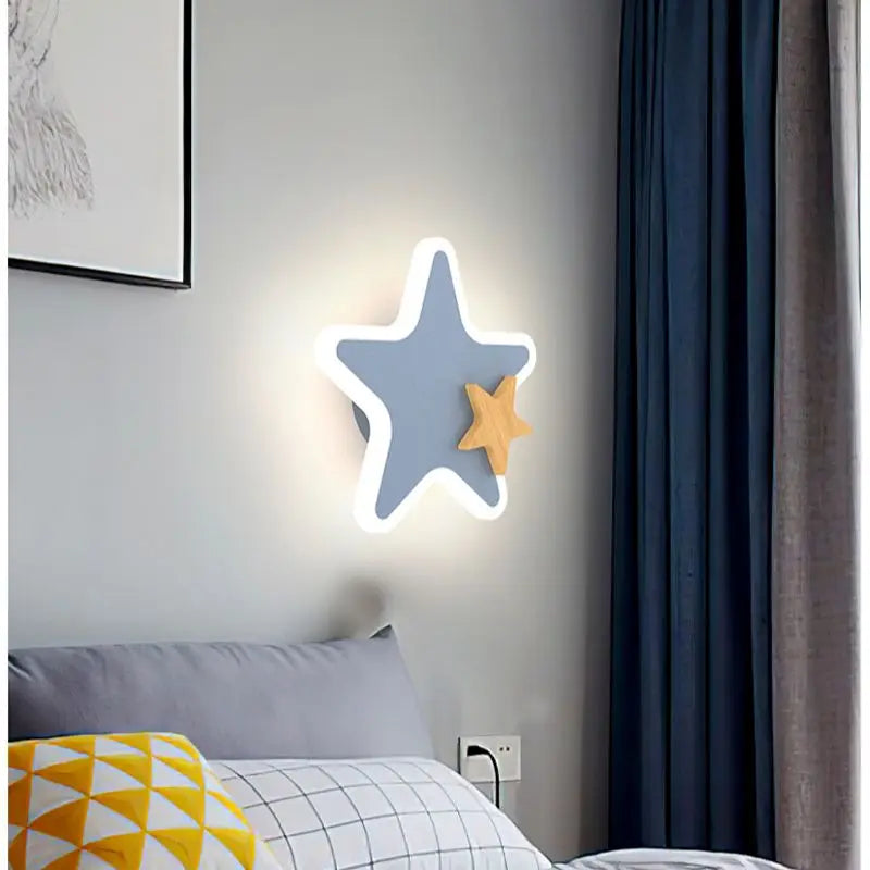 Nordic Acrylic Rocket Shape LED Wall Lamps by Axya - Kid's Room Lighting