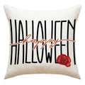 Axyaa Halloween Skull Head Pumpkin Pillow Covers for Horrible Holiday Home Decor