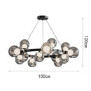 Axyaa Italian minimalist style pendant light, dining room magic bean hall pendant
