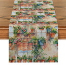 Potted Plants Window House Table Runners Dresser Table Decor Coffee Table Runner