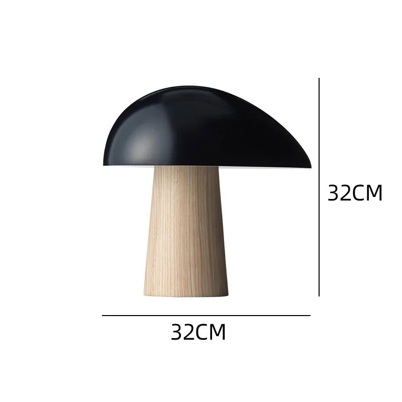Axyaa Mushroom Table Lamp LED Light for Bedroom, Living Room, Study Room, Hotel