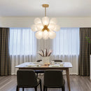 Axyaa Glass Ball Pendant Light: Nordic Minimalism for Bedroom, Restaurant, Model Room