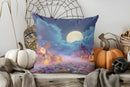 Axyaa Halloween Candy Land Castle Pillow Cover for Sofa, Bedroom, Car