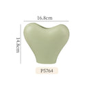 Axyaa Heart Ceramic Vase for High-Aesthetic Living Room Decor