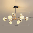 Axyaa Modern Ceiling Chandelier | Dining Room Pendant Light Fixture | Indoor Living Room Lighting