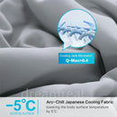 Axyaa Cooling Blanket: Lightweight Double-Sided Summer Quilt with Arc-Chill Cold Tech