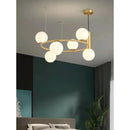 Axyaa Glass Ball Pendant Ring Light for Home Decor