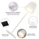 Axya Dimmable Cordless Table Lamp in Metallic Black