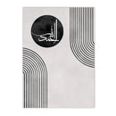 Boho Islamic Calligraphy Canvas Print Abstract Black Geometry Lines Wall Art Axyaa Home Decor