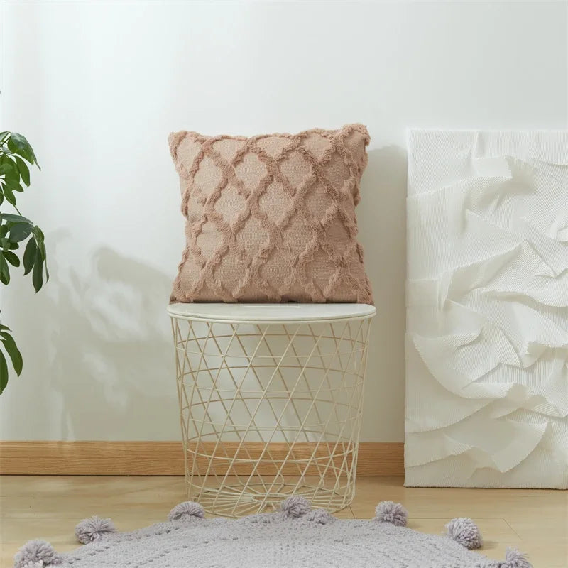 Soft Plush Pillow Cover Set for Home Decor by Axyaa