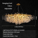 Axyaa Maple Leaf Pendant Light: Modern Minimalist Luxury for Living Room