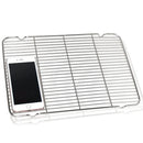Axya Stainless Steel BBQ Grill Mesh - Steaming Kebab Barbecue Oven Rack