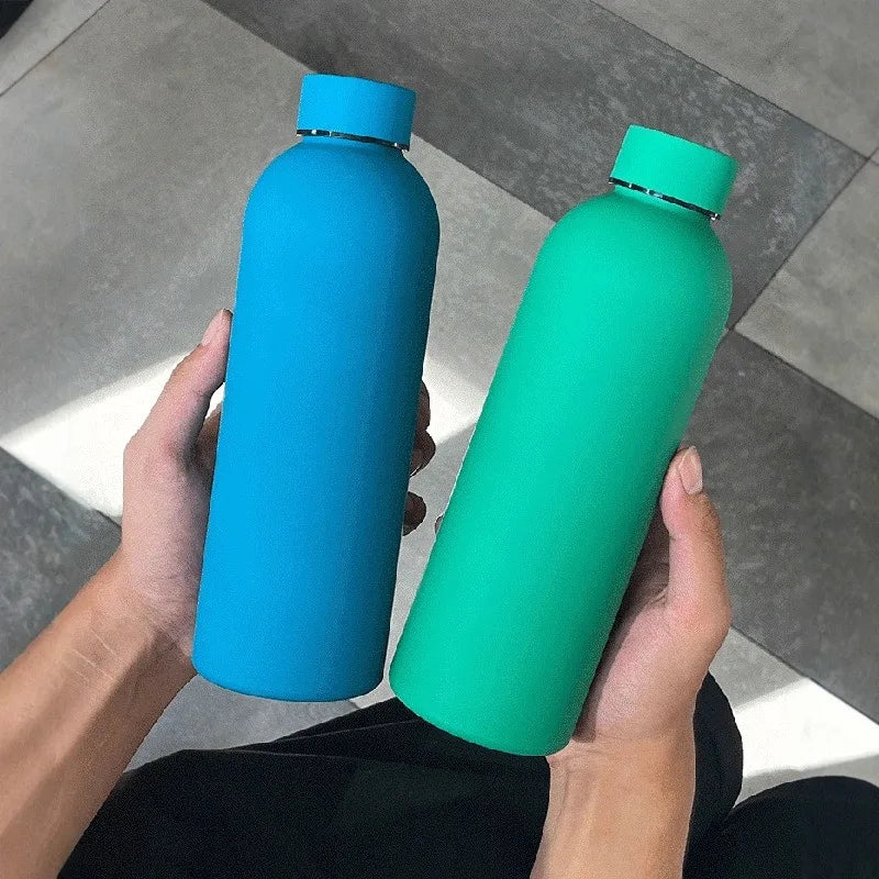Axyaa 500ml Stainless Steel Vacuum Insulated Thermos Cup - Hot & Cold Sports Travel Mug