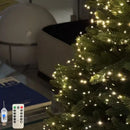 Axyaa Dark Green LED Firecracker Light with 8 Flashing Modes: Christmas Tree Bedroom Ceiling Decor