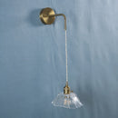 Axyaa Flower Glass LED Wall Lamps - Nordic Style Bedroom Lighting Fixtures