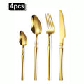 Axyaa 24-Piece Stainless Steel Cutlery Set for Restaurant Banquets
