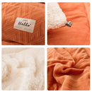 Axyaa Velvet Coral Fleece Queen Weighted Blanket: Soft & Cozy Winter Comforter