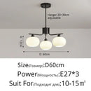 Axyaa Modern Cream Style LED Chandeliers for Home Decoration and Lighting.