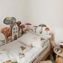 Axyaa Woodland Mushroom Wall Decals - Forest House Wall Stickers for Girls Bedroom