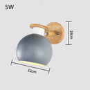 Axyaa Macaron Sconce: Colorful LED Adjustable Wall Light for Bedroom, Living Room, Foyer